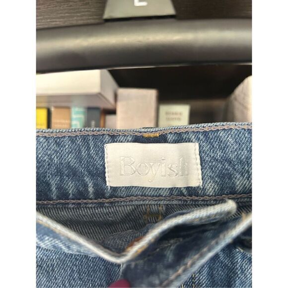 Boyish The Cody High Rise Cut Off Shorts In Authentic Rigid Size 24 - Picture 6 of 8